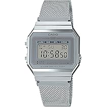 CASIO デジタル腕時計 シルバー メッシュバンド Amazon.co.jp: [カシオ] CASIO 腕時計 レディース デジタル NEW
